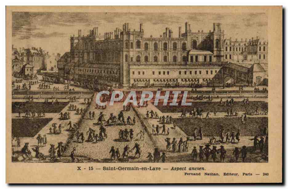 CPA Saint Germain en Laye Aspect ancien 