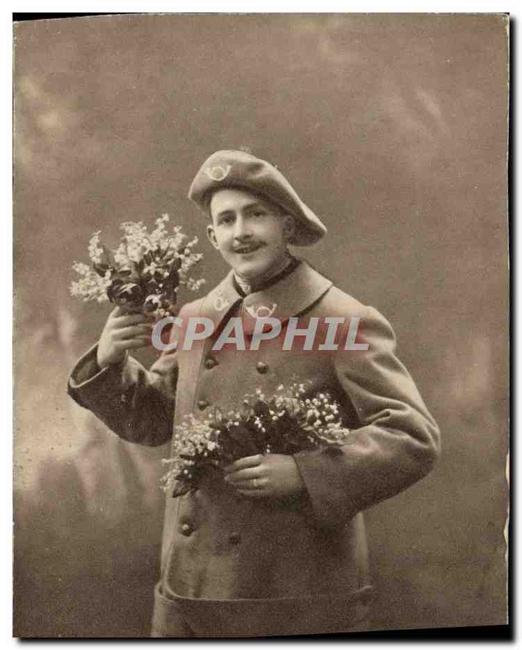 CPA Militaria Chasseurs Alpins Qu'il vous porte bonheur
