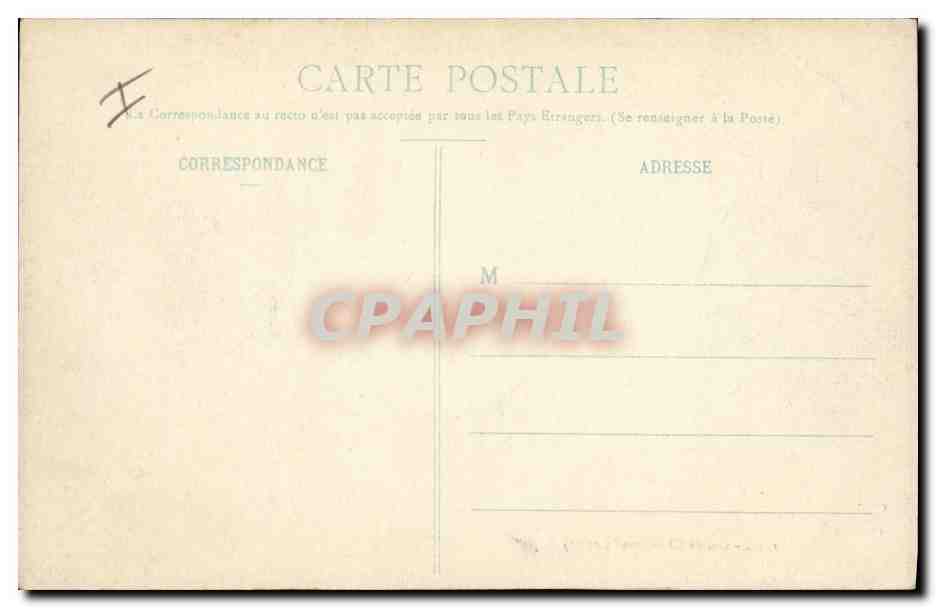 CPA Militaria Chasseurs Alpins Col de Chavieres — Rückseite