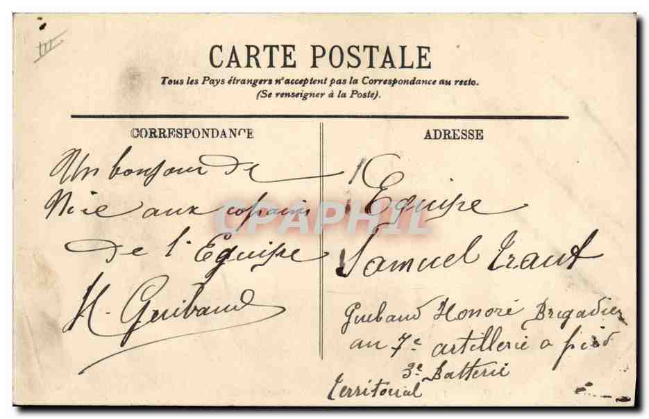 Chasseurs Alpins — La Halte des Chasseurs dans la Montagne — édition non identifiée, n°6 — Reverso