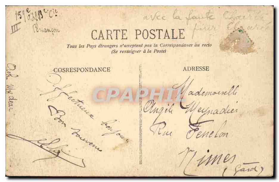 Nos Alpins en marches d'hiver dans la vallée de la Clairée — Briançon, n° 936, Dauphiné — Reverso