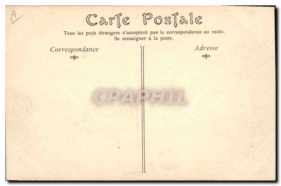 CPA Bateau Port militaire de Brest Entree du cuirasse Leon Gambetta  — Verso
