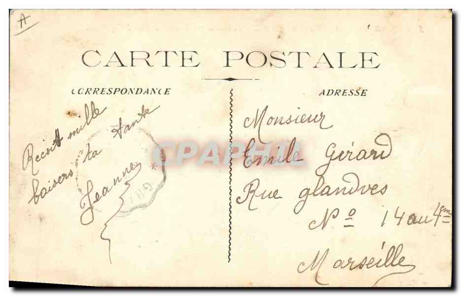 CPA Bateau Cuirasse Liberte avant l'explosion  — Verso