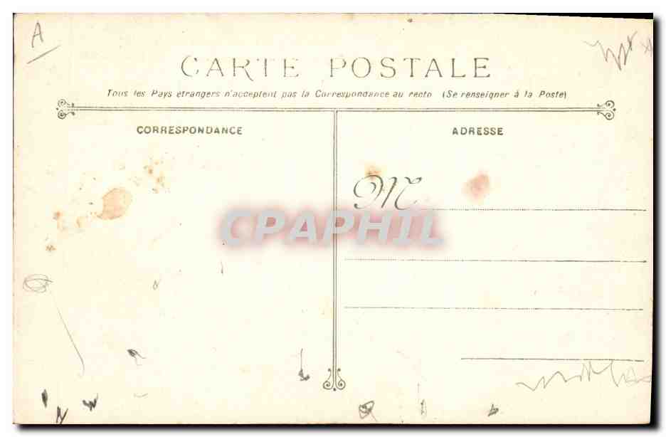 Croiseur 20 Liberté — Marine Militaire Française — Phototypie Marius Bar, Toulon — Verso