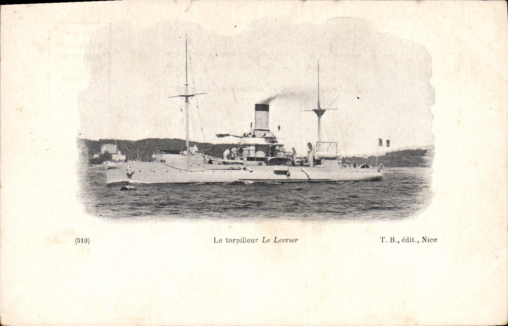 CPA Bateau Le torpilleur Le Levrier