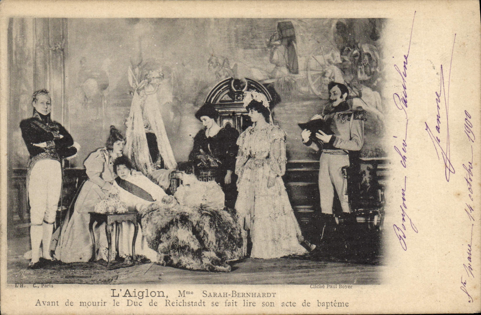 L'Aiglon — Mme Sarah-Bernhardt — Cliché Paul Boyer