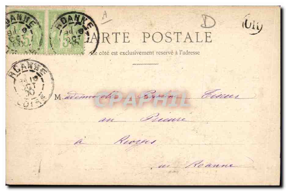 L'Aiglon — Mme Sarah-Bernhardt — Cliché Paul Boyer — Verso