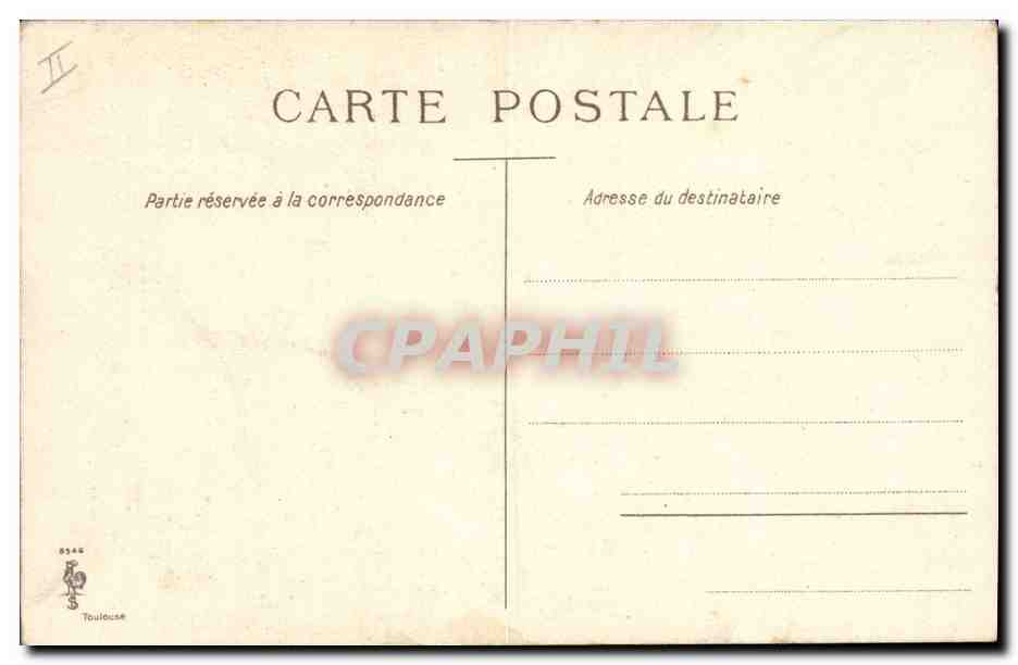 CPA Folklore Alsace Heureuse annee — Rückseite