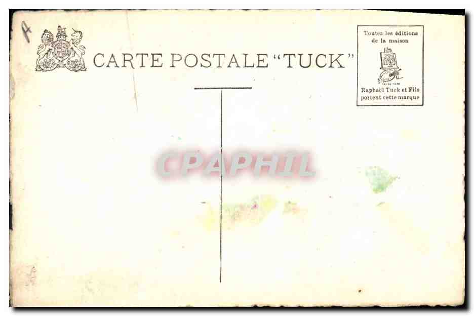 CPA Folklore Alsace Enfants Paques — Verso