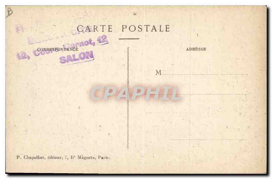 CPA Folklore Alsace Soldats Militaria — Verso