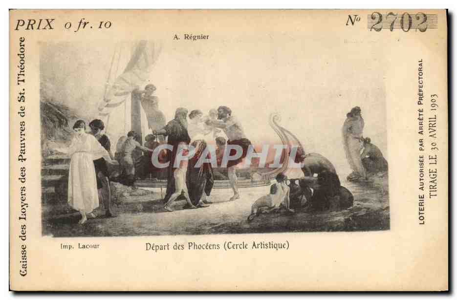 CPA Loterie Depart des Phoceens Cercle artistique