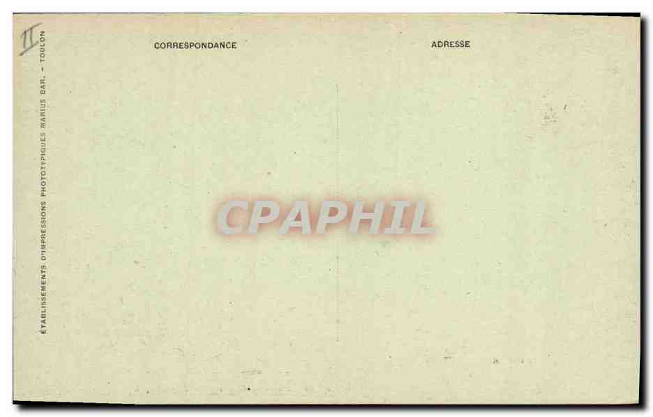 CPA St Maximin La Ste Baume Couvent des Peres Dominicains La Bibliotheque  — Rückseite