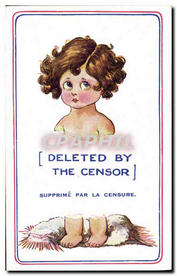 CPA Fantaisie Illustrateur Enfant Deleted by Censor 