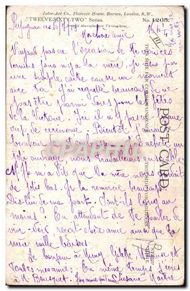 CPA Fantaisie Illustrateur Enfant Mothers help wanted  — Rückseite