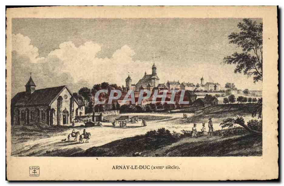 CPA Arnay le Duc 18eme 
