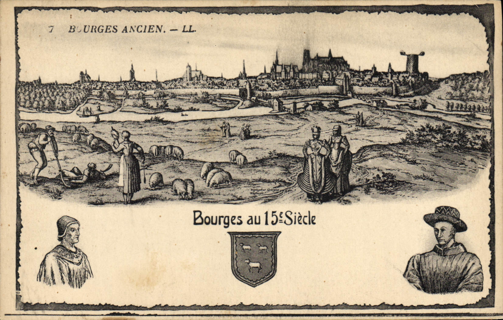 CPA Bourges au 15eme 