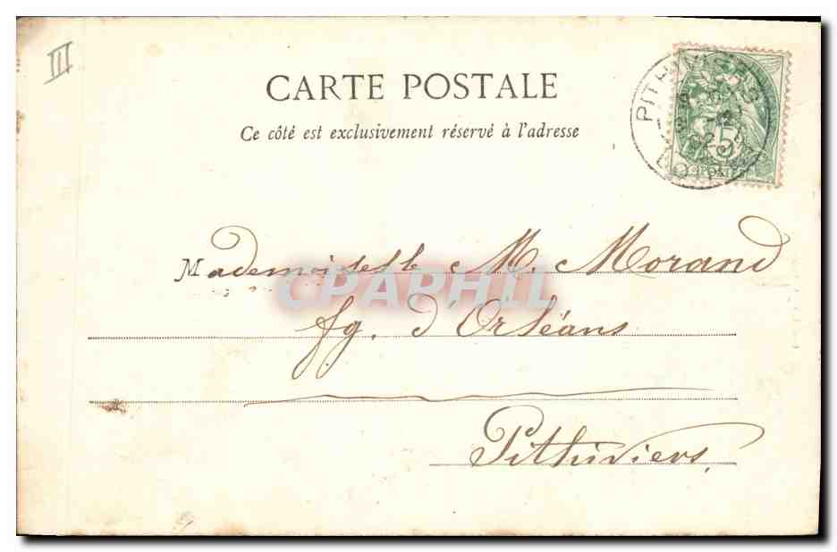 CPA Pithiviers en 1540  — Verso