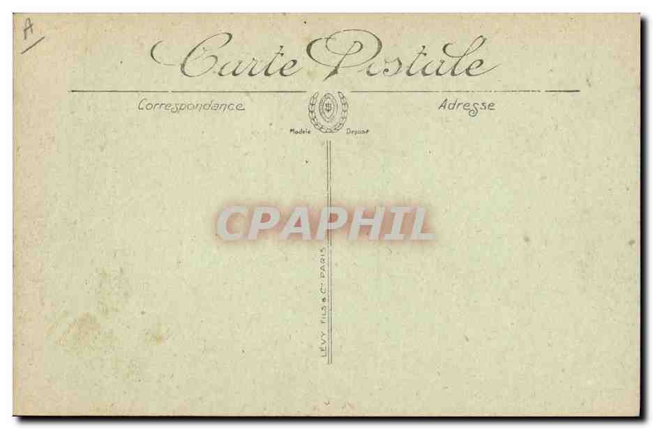 CPA La plaisante Ville et le chasteau d'Anissy en Savoie  — Verso