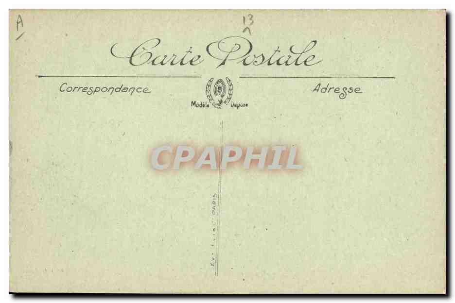 CPA Aix en Provence en 1481  — Verso