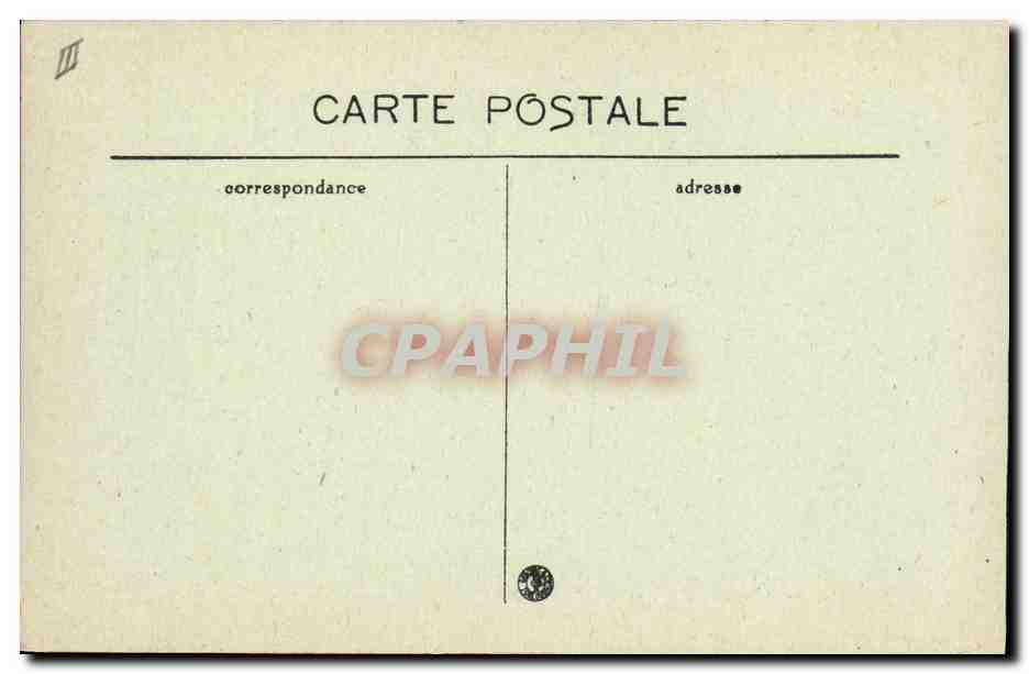 CPA Vue cavaliere de la Metropole Saint Just et de l'archeveche de Narbonne au 15eme  — Verso