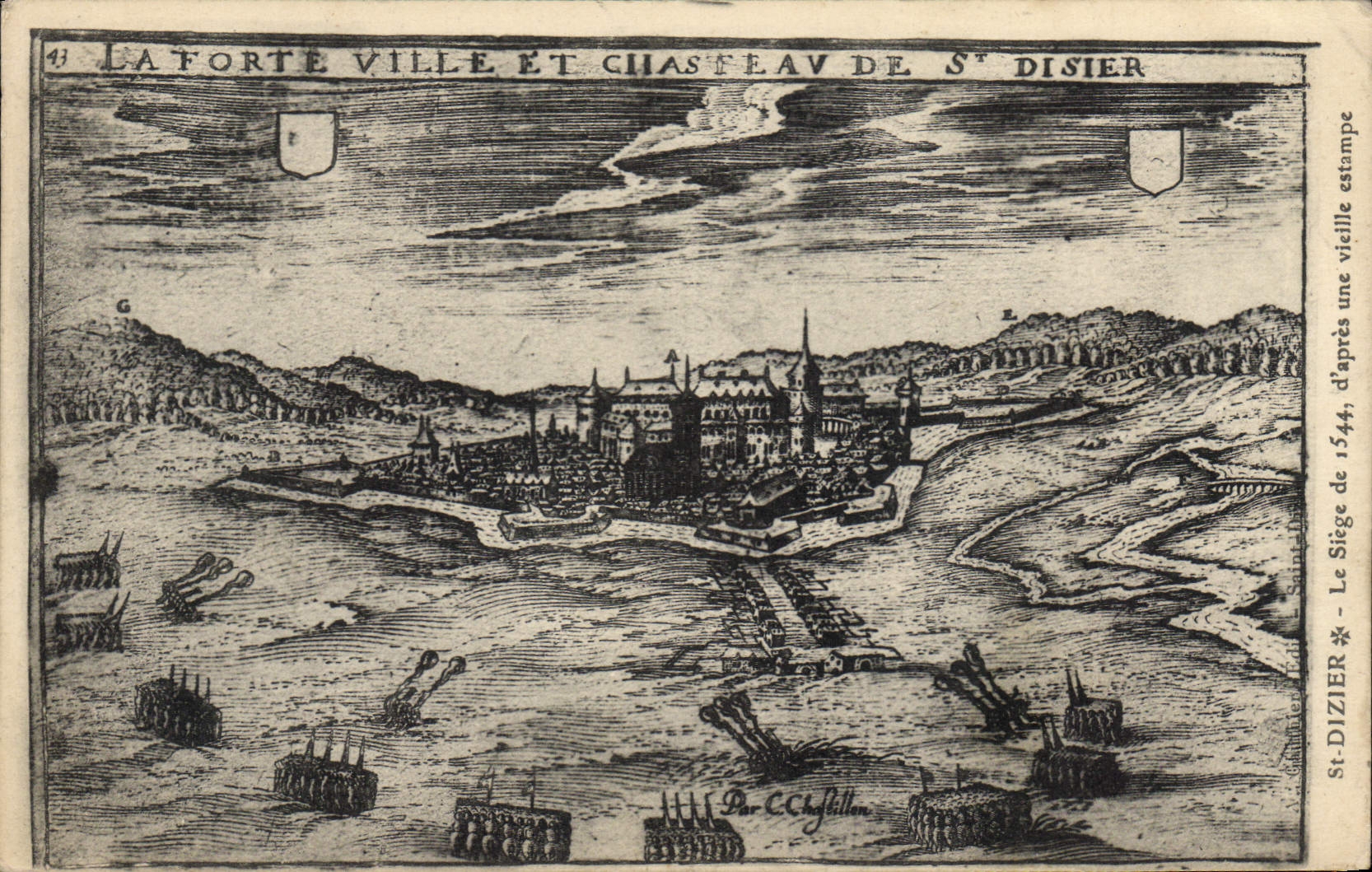 CPA La forte ville et chateau de St Dizier 