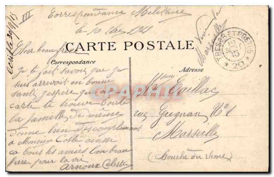 CPA La forte ville et chateau de St Dizier  — Verso