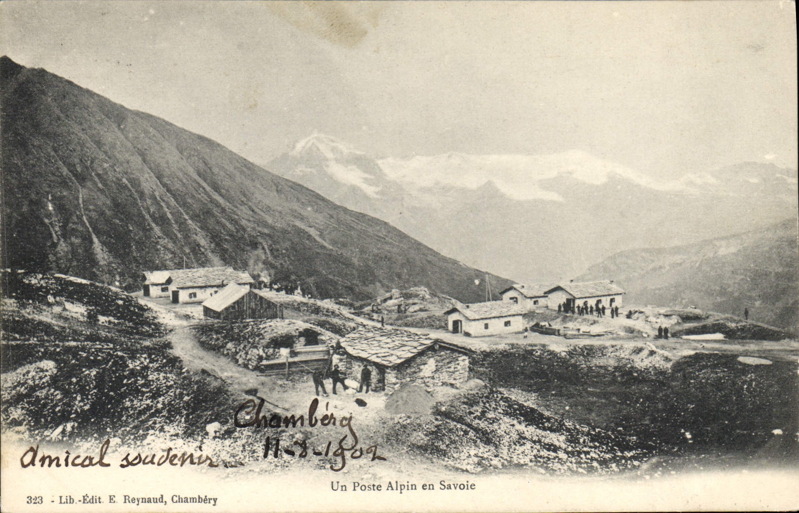 Un Poste Alpin en Savoie — Chamberg — Édit. E. Reynaud, Chambéry, n°323