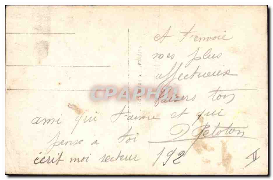 CPA Militaria Chasseurs alpins le reve du chasseur Alpin — Rückseite