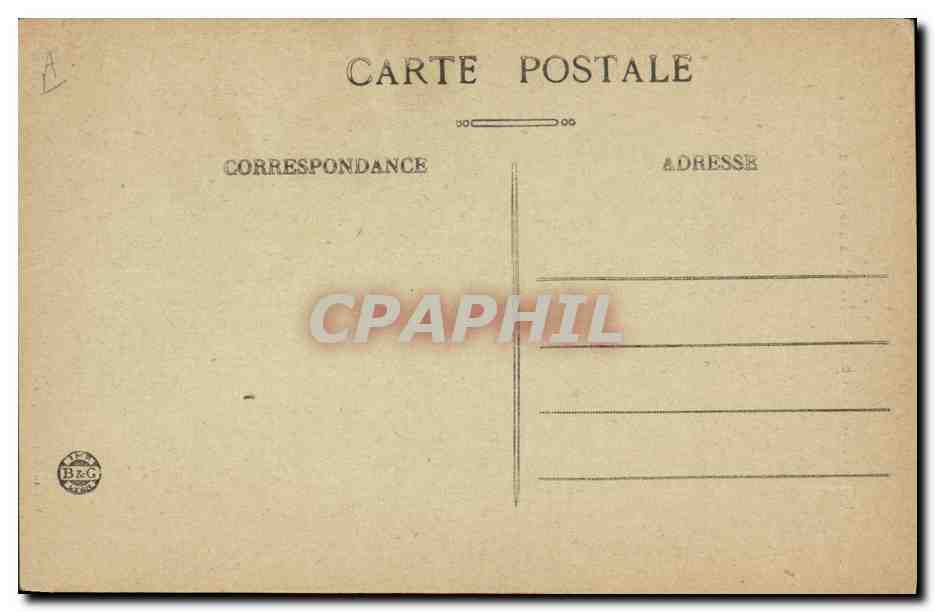 Vallée de l'Ubaye — Halage d'une pièce de canon — Éd. Gap — Verso