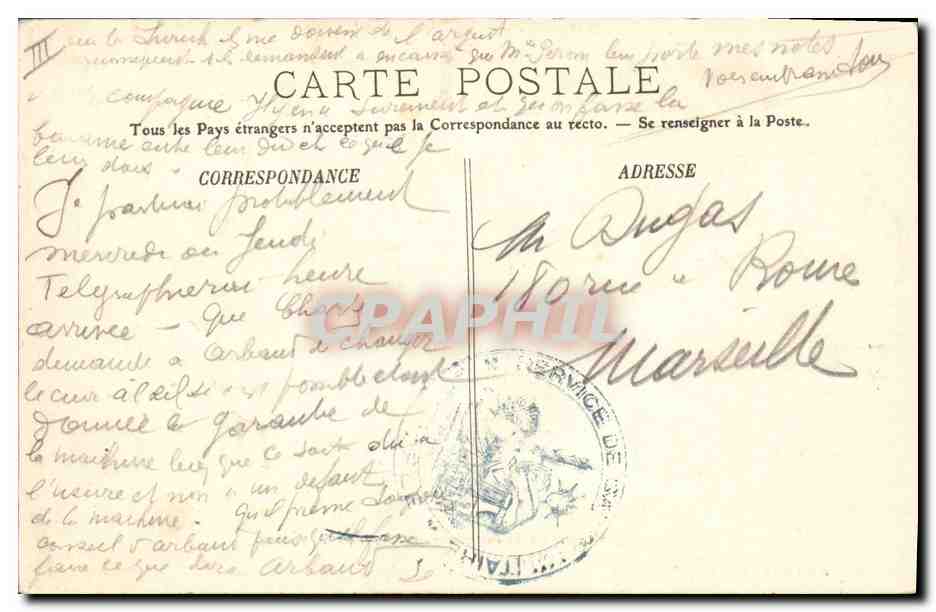 Campement de Chasseurs Alpins dans le Massif de la Vanoise — Papeterie des Alpes, Eug Robert - Grenoble. Phot. Besson (1). — Verso
