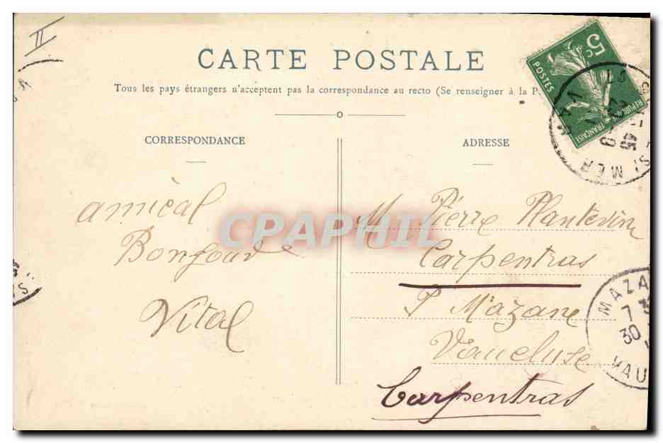 CPA Bateau Le Liberte Cuirasse d'escadre — Verso