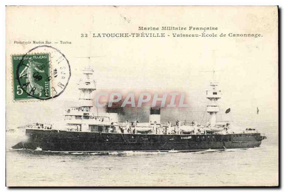 L'École de Canonnage Latouche-Tréville — Marine Militaire Française — Toulon