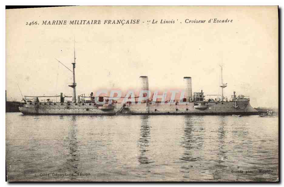 Le Linois — Croiseur d'Escadre — G. Olive, Dépôt-Lure, Toulon