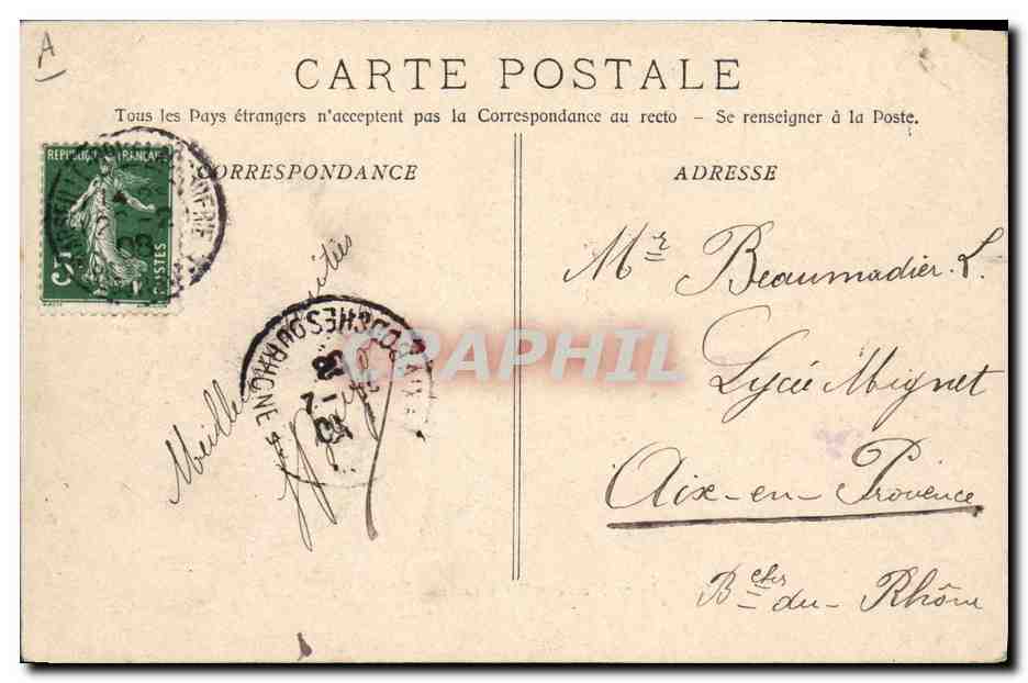 CPA Bateau Le Marceau Cuirasse a tourelles — Verso