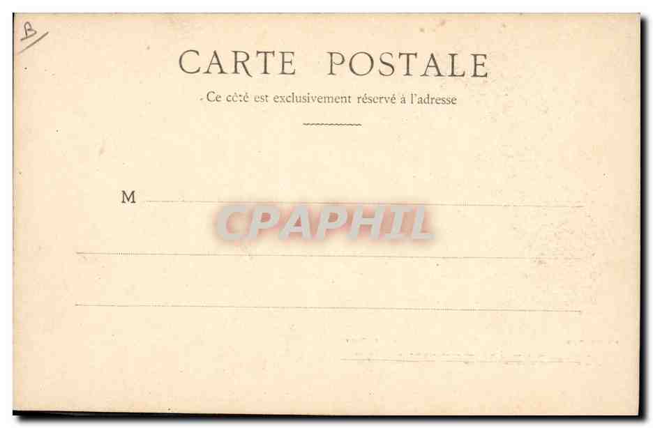 Mme Sarah Bernhardt — portrait en buste — L'H. et C., Paris — Achterkant