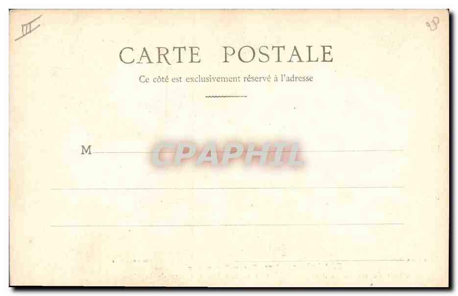 L'Aiglon, Sra. Sarah Bernhardt — escena del bautizo del Duque de Reichstadt — Edición L. R. G., París — Reverso