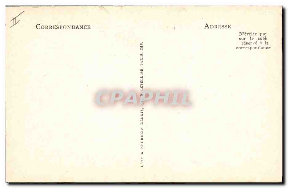 CPA Bibliotheque Paris Arts et metiers — Rückseite