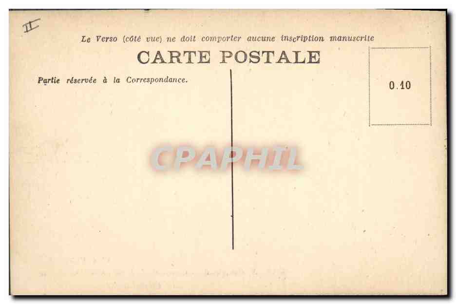CPA Bibliotheque Dauphine Couvent de la Grande Chartreuse — Rückseite