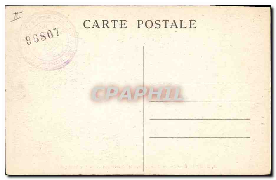 CPA Bibliotheque Dauphine Couvent de la Grande Chartreuse — Rückseite