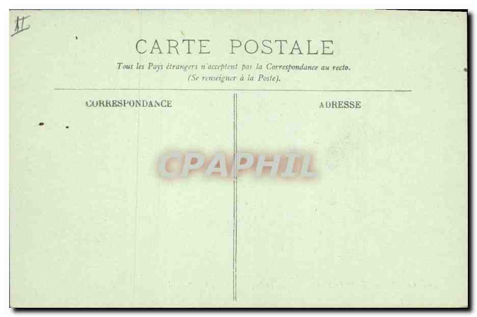CPA Bibliotheque Compiegne le chateau Napoleon 1er — Rückseite