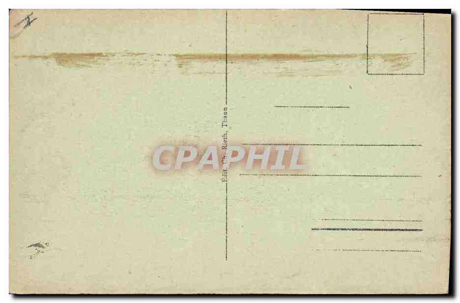 CPA Thann au 17eme  — Verso