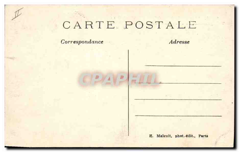 CPA Abbaye de Port Royal Vue generale de l'ancien abbaye au 16eme  — Verso