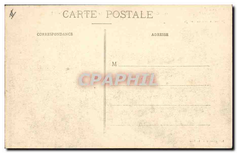 CPA Coucy le Chateau Le chateau au 13eme  — Verso