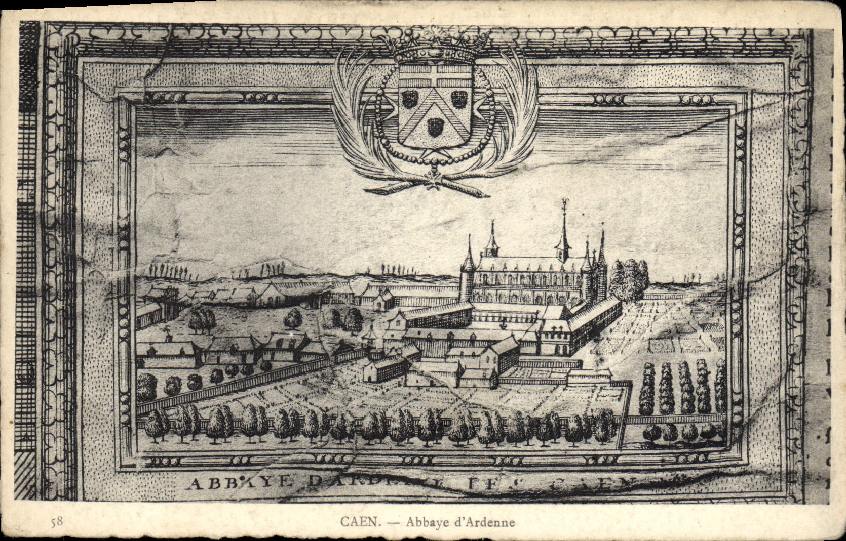 Caen — Abbaye d'Ardenne — Éditeur non identifié, n° 58