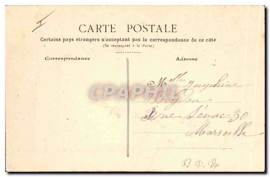 CPA Militaria Chasseurs alpins traversant le glacier du Mont de Lans — Rückseite
