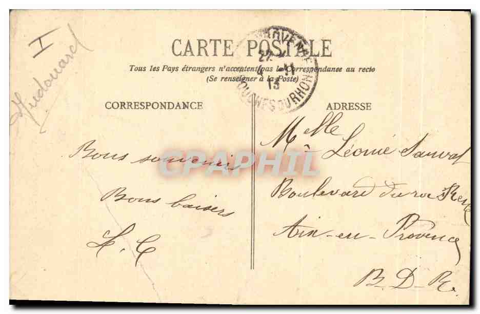 CPA Militaria Chasseurs alpins Sur le glacier Passage difficile — Rückseite