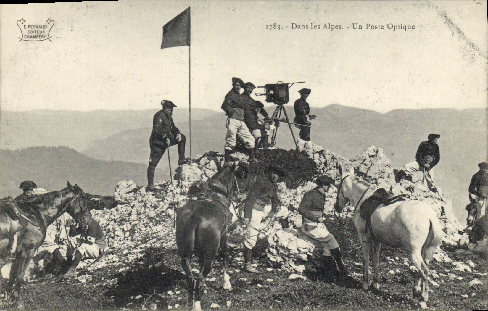 Dans les Alpes - Un Poste Optique — E. Reynaud, Éditeur, Chambéry