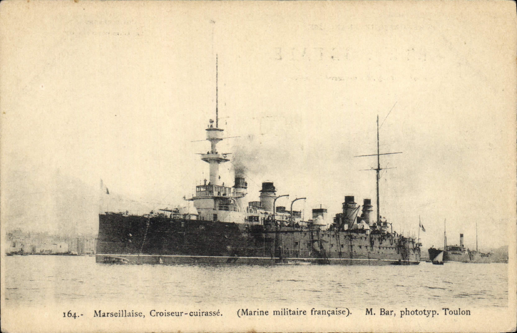 CPA Bateau Marseillaise Croiseur Cuirasse