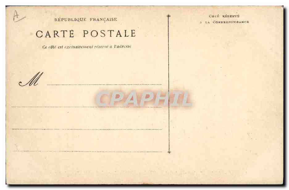 CPA Bateau Marseillaise Croiseur Cuirasse — Verso