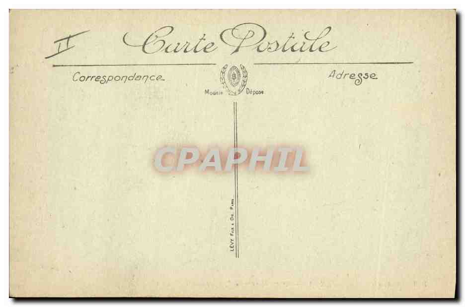 CPA Bateau Le Mirabeau Cuirasse d'escadre  — Verso